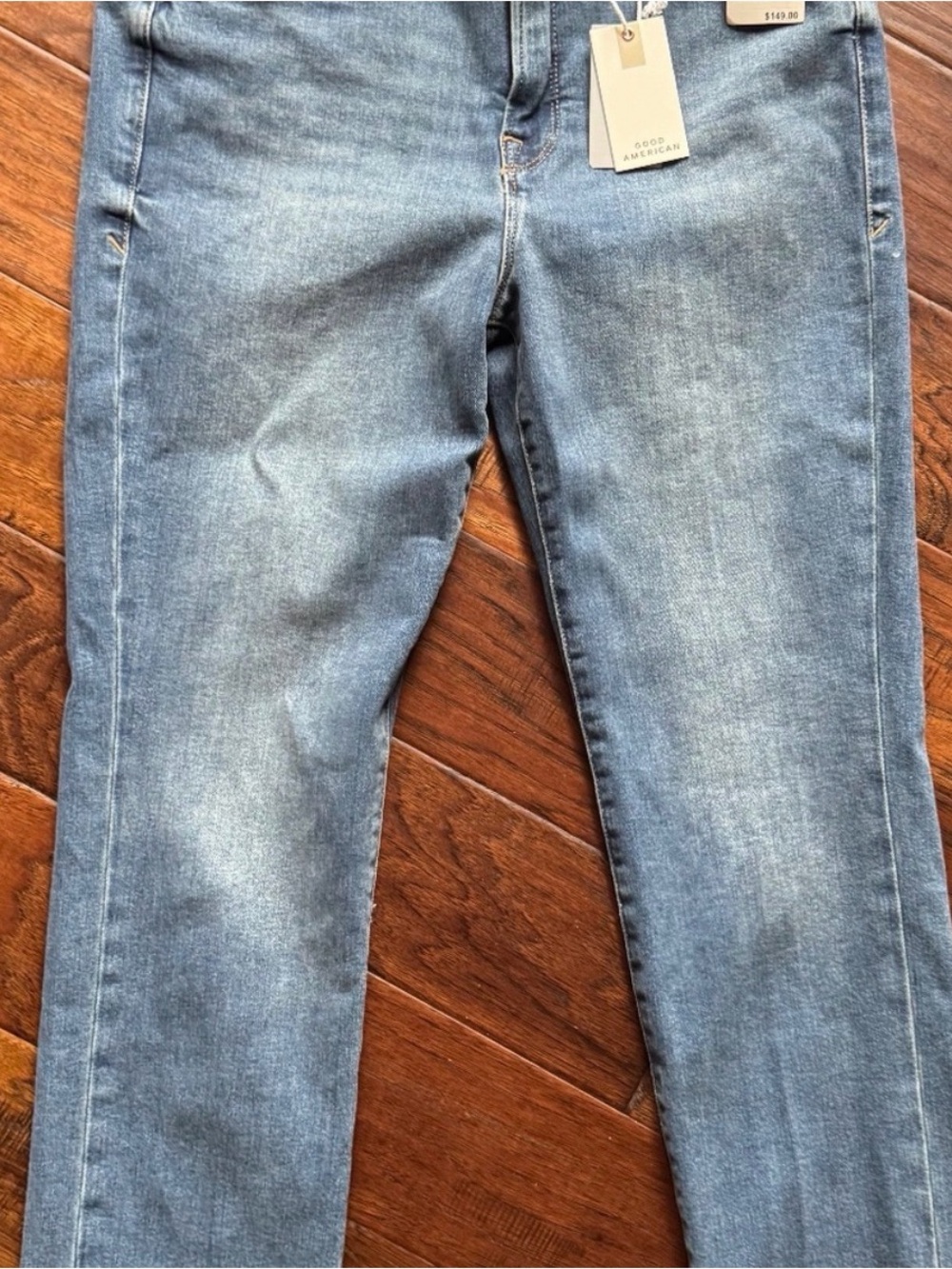 Good American petite Light Compression Straight Jean 14 x 27.5